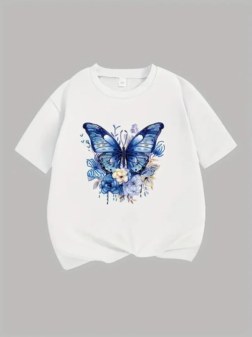 1pc Girls Short Sleeve T-Shirt