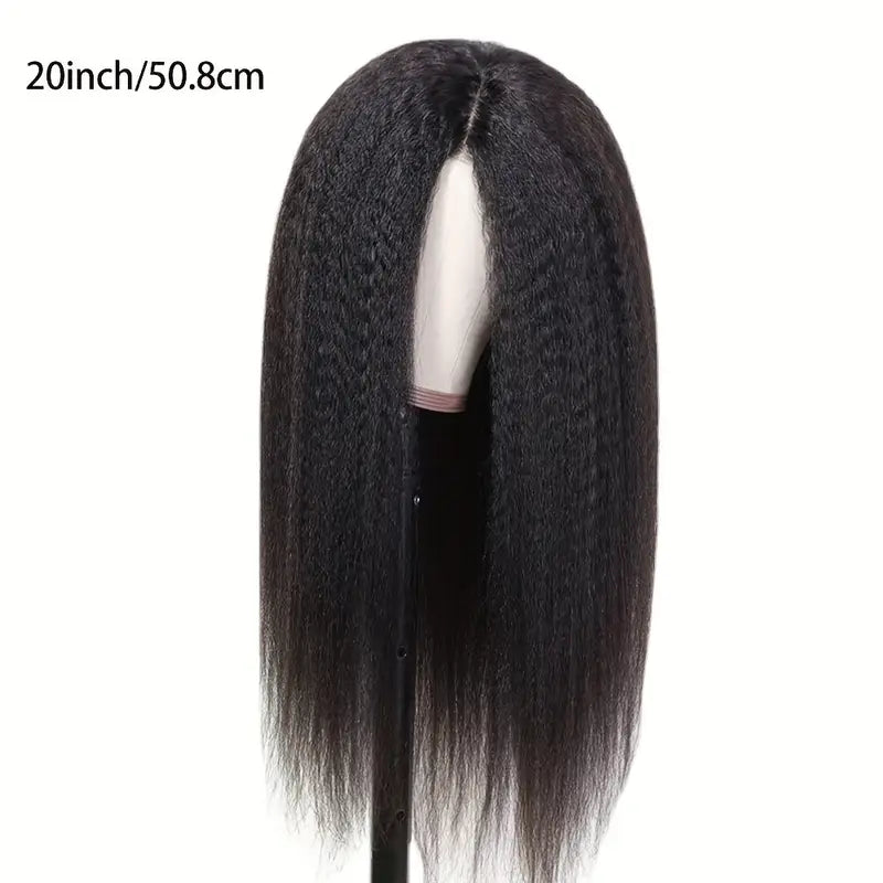 kinky chemical fiber wig headgear Yaki wig