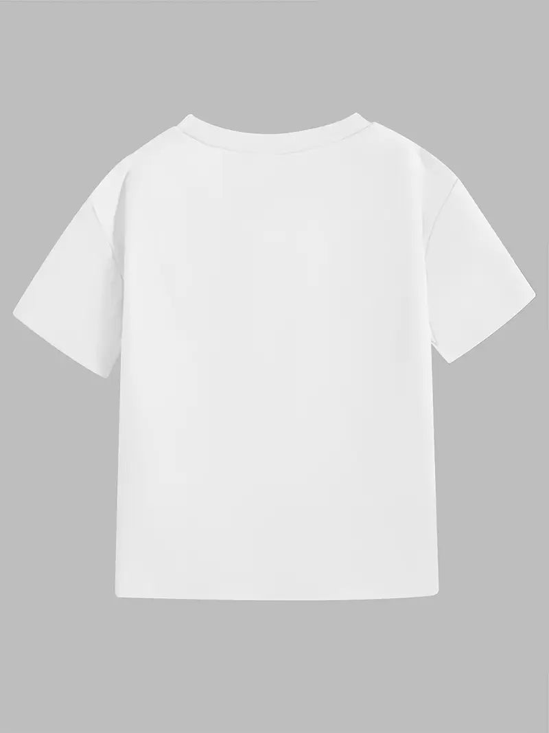 1pc Girls Short Sleeve T-Shirt