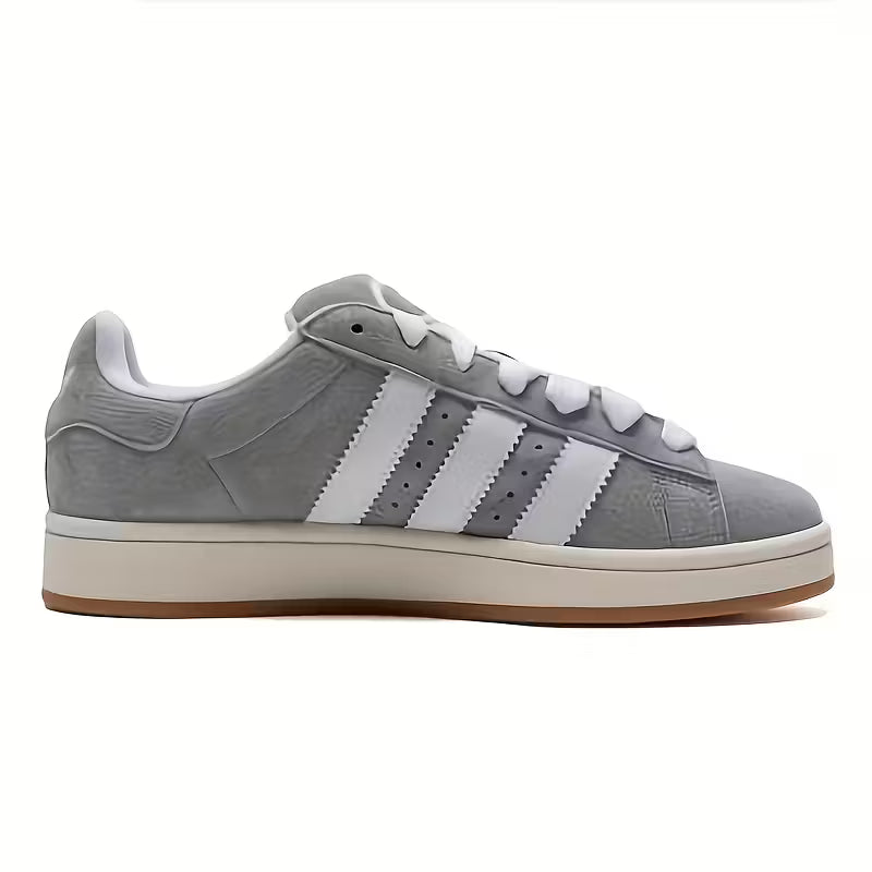 Adidas Men's Low-Top Sneakers - Minimalist Retro Three-Leaf Clover CAMPUS Design,