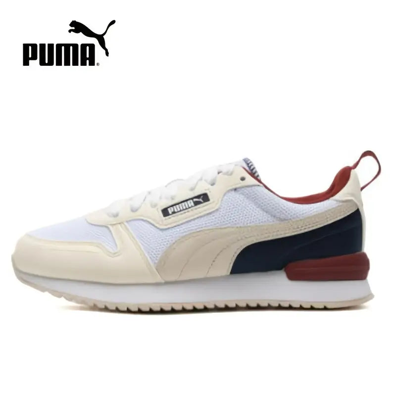 PUMA Men's Low-Top Sneakers, PU/Fabric Upper Lace-Up Casual Sneakers
