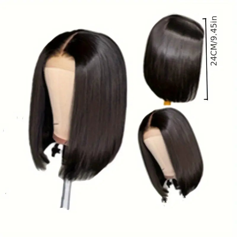 New European Women'S Short Straight Bob Head Braid Wig