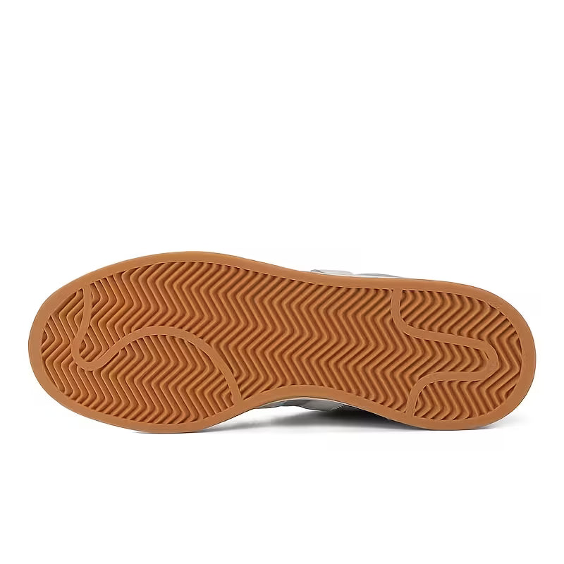 Adidas Men's Low-Top Sneakers - Minimalist Retro Three-Leaf Clover CAMPUS Design,