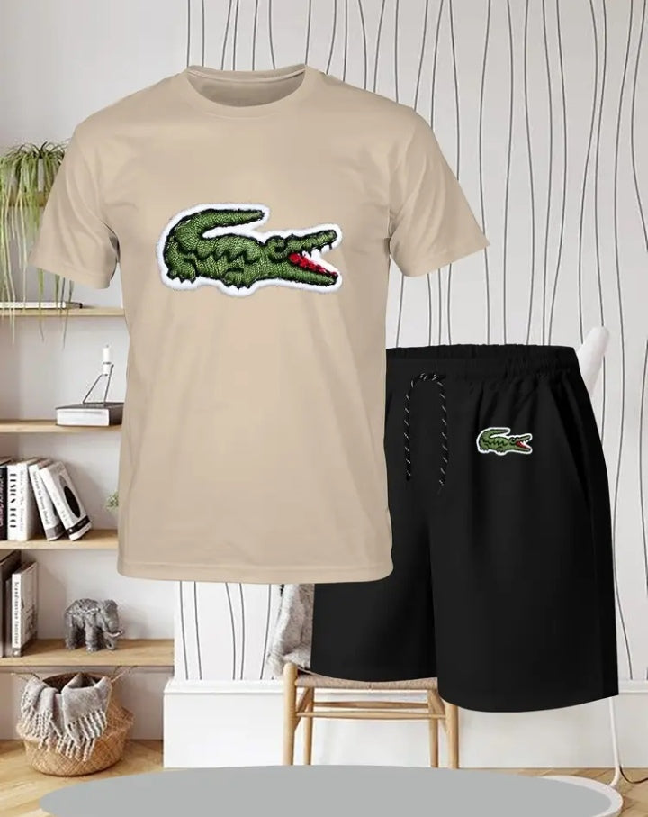 Lacosta Summer T Shirt+round neck