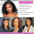 Lace Closure Bob Wig Kinky Curly Black