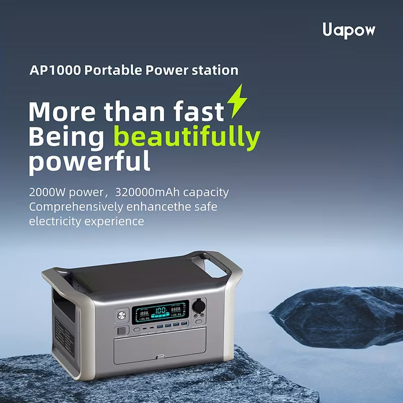 1600W/3000W Peak Power PSU - Heavy-Duty Stage Power Supply with Fast Charging