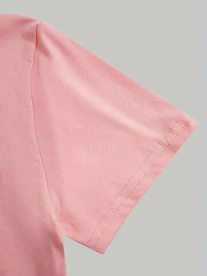 Girls Fashionable Camo Print Sleeve T-Shirt