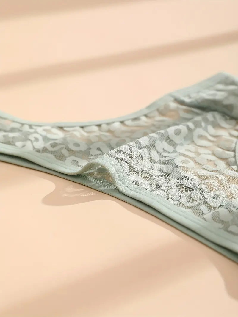 9pcs Women'S Sexy Lace Mesh Thongs - Seamless G-String Panties with Floral Patterns,