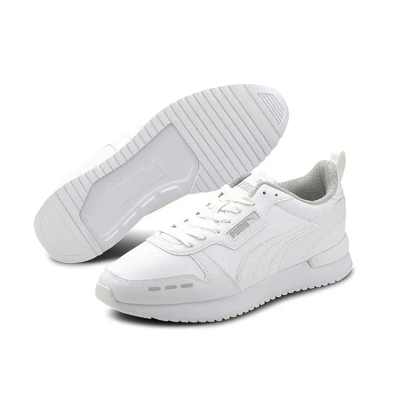 PUMA Men's &amp; Women's Vintage Sneakers - Low-Top White &amp; Golden-Gray