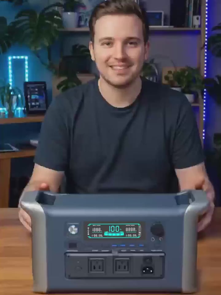 1600W/3000W Peak Power PSU - Heavy-Duty Stage Power Supply with Fast Charging